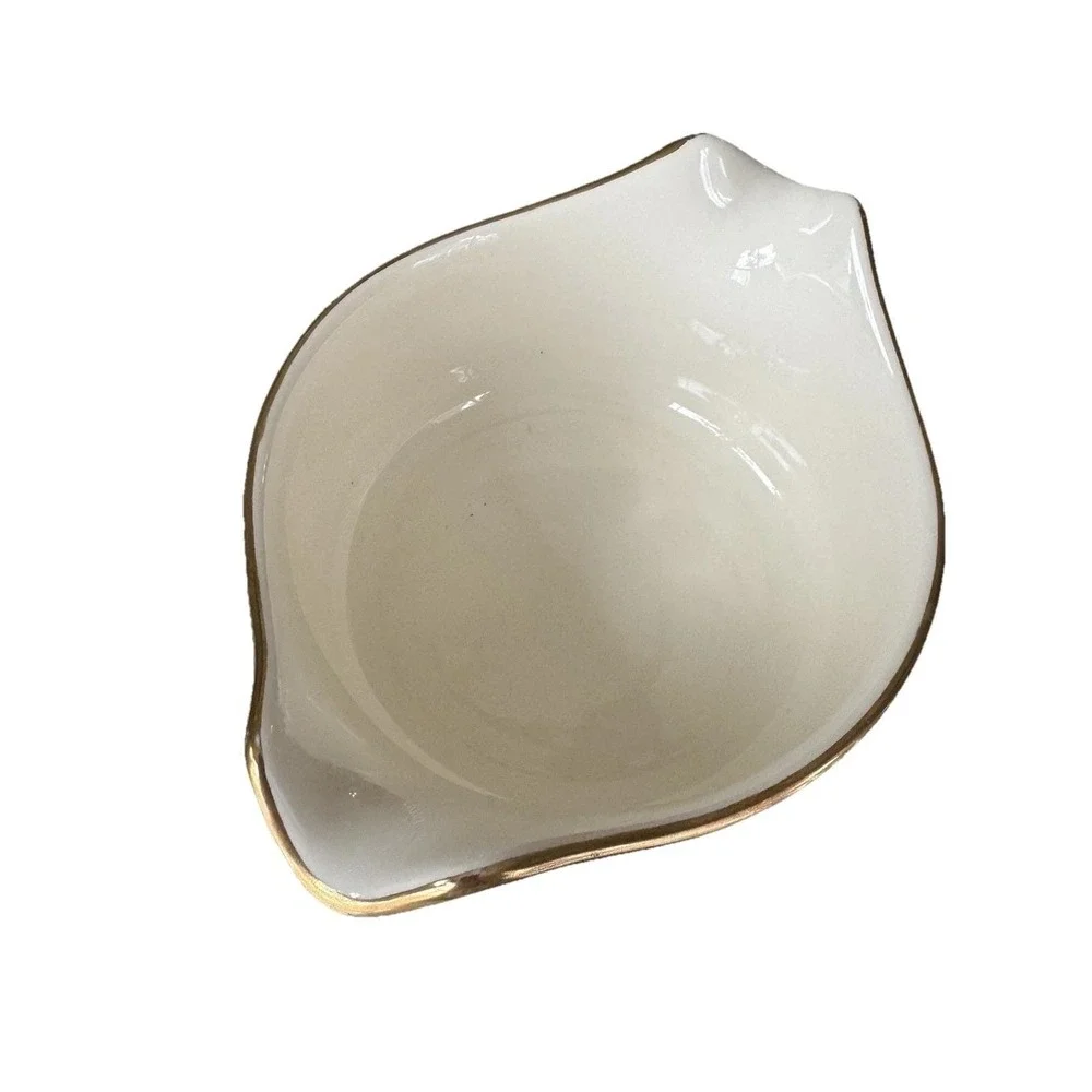 Vintage Taylor Smith Taylor Heritage Classic Celadon Green Gravy Bowl Boat MCM